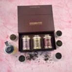 Golden Tips Healthy/Natural and Organic Combo Pack of Loose Leaf Masala Chai, Earl Grey Tea and Oolong Tea Assorted Tea Gift Box/Diwali Gifts for Family and Friends - Fast UK Delivery - Image 2
