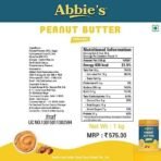 Abbie's Peanut Butter Creamy (1Kg-Pack of 1) with 26g Protein Per 100g Serving, Zero Trans Fat/Cholesterol, Keto Friendly,100% Vegan, Good Source of Fat for Athletes, Body Builders - Fast UK Delivery - Image 6