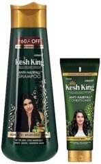 Kesh King Scalp and Hair Medicine Anti-Hairfall Conditioner, 200 ml & Kesh King Anti Hairfall Shampoo with Aloe and 21 Ayurvedic Herbs for Silky Shiny Smooth Hair, 340ml - Fast UK Delivery - Image 2