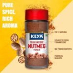 Keya Travancore Nutmeg Powder (Ground Jaiphal) 60g | Freshly Ground Nutmeg for Cooking, Baking & Beverages | Ideal for Indian, Asian, and Western Dishes | Rich, Aromatic Flavor for Soups, Curries, Desserts & Spices | Authentic, Versatile Spice - Fast UK Delivery - Image 4