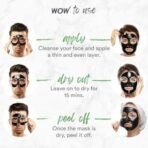 Wow Skin Science Activated Charcoal Peel Off Mask For Blackheads/Pimples/Acne - No Parabens & Mineral Oils, 100 Ml - Fast UK Delivery - Image 7