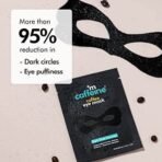 mCaffeine Coffee Eye Mask for Dark Circles Reduction with Vitamin C, Caffeine & Hyaluronic Acid | 2x Hydration & Puffiness Reduction | Cooling Concentrated Serum Eye Sheet Mask | Pack of 3 | 8g X 3 - Fast UK Delivery - Image 4