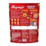 Bagrry's Crunchy Muesli | 40% Fibre Rich Oats with Bran | 82% Multi Grains, Almonds, Raisins & Honey | Breakfast Cereal | Natural Muesli , 400g /425g Pouch (Weight May Vary) - Fast UK Delivery - Image 3
