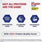 Horlicks Protein Plus Chocolate Protein Drink for Adults, 400g Container | Whey, Soy & Casein Blend - High Protein Powder | For Muscle Mass & Strength - Fast UK Delivery - Image 7