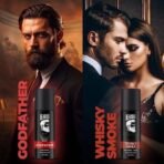 Beardo Godfather & Whisky Smoke Perfume Body Spray Combo (Set of 2) Citrus Aromatic Spicy | Deodorant | Deo For Men | Long Lasting Perfume| Christmas gift for men | Gift For Friends | Gift for Men - Fast UK Delivery - Image 3
