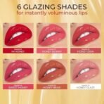 Just Herbs Lip Honey Plumping Gloss with Plant Vitamin C & Peppermint Oil (Honey Bunny, 4 ml) - Fast UK Delivery - Image 5