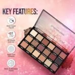 Hilary Rhoda Play n Blend Eyeshadow Palette | Matte & Shimmer Finish | Super-fine Particles | 18 Trendy Colours | Available in 2 Variants | Blends Easily - 20g (Day Dreamer - Shade 01) - Fast UK Delivery - Image 5
