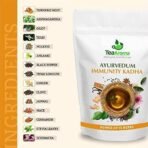 Tea Aroma Ayurvedum Immunity Kadha | 100g | Natural Herbal Tea for Boosting Immunity and Overall Wellness - Fast UK Delivery - Image 3