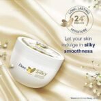 Dove Body Love Silky Pampering Body Cream For All Skin Types Paraben Free, 24hrs Moisturisation With Plant based Moisturiser Silky Soft Skin 300g - Fast UK Delivery - Image 4