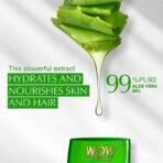 WOW Skin Science 99% Pure Aloe Vera Gel for Face, Skin & Hair - 500ml | Ultimate Gel For Glowing Skin | For Both Men and Women | No Parabens, Mineral Oils, Silicones, Color & Synthetic Fragrances - Fast UK Delivery - Image 4