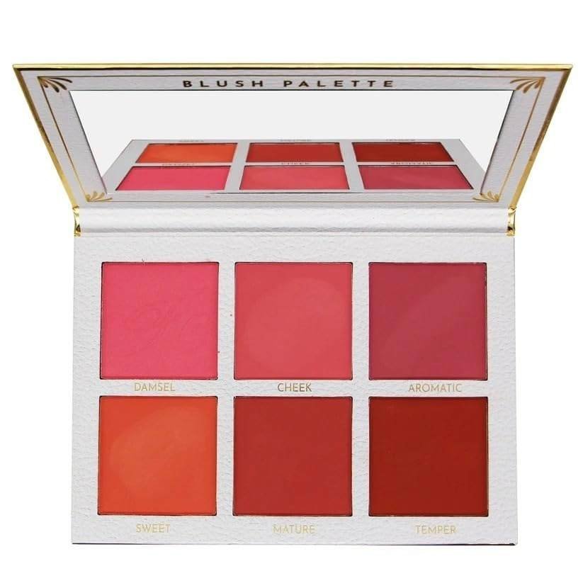 uk51qatd2sKoL-1-1.jpg FASHION COLOUR Platinum Blush Palette | Highly Blendable Shades | Pigmented Blusher for a Natural Flush | Lightweight | 35gm - Fast UK Delivery - Image 1