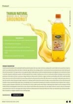 Thanjai Natural 2000ml Groundnut Oil Unrefined wooden Cold Pressed (Peanut Oil) 100% Natural No Cholesterol + Healthy Cooking (2L) - Fast UK Delivery - Image 6