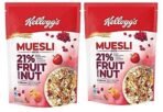 Kellogg's Combo, Muesli With 21% Fruit And Nut Pouch, 500 G And Muesli With 21% Fruit And Nut Pouch, 750 G - Fast UK Delivery
