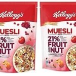 Kellogg's Combo, Muesli With 21% Fruit And Nut Pouch, 500 G And Muesli With 21% Fruit And Nut Pouch, 750 G - Fast UK Delivery