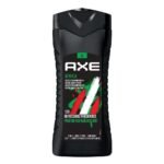 Axe Africa 3 In 1 Body, Face & Hair Wash for Men, Long-Lasting Refreshing Mandarin & Sandalwood Fragrance for Up To 12hrs,Removes Odor & Bacteria, No Parabens, Dermatologically Tested, 400ml - Fast UK Delivery