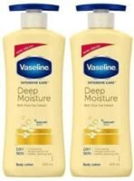 Vaseline DEEP MOISTURE BODY LOTION 600 ML X 2 (1200 g) - Fast UK Delivery