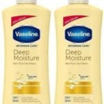 Vaseline DEEP MOISTURE BODY LOTION 600 ML X 2 (1200 g) - Fast UK Delivery