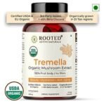 Rooted Actives Tremella Mushroom Extract (60 Veg caps, 500 mg) |Beauty, Skin Glow, Collagen booster, Hyalyronic acid, Hydration| USDA Organic, 45% Beta Glucans - Fast UK Delivery - Image 5