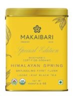 Makaibari Gift Pack Trio Assortment with Infuser | Pack Of 3 Loose Teas in Metal Caddy + 1 Kettle Tea Infuser (1pc Himalayan Spring, 1pc Silver Green & 1pc Summer Solstice Muscatel) | - Fast UK Delivery - Image 4