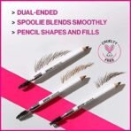 wet n wild Brow-Sessive Brow Pencil 9g- Dark Brown, Dual-Ended Eyebrow Pencil with Spoolie Brush for Thin and Thick Eyebrows, Natural Look Formula, Buildable Color Definition - Fast UK Delivery - Image 4