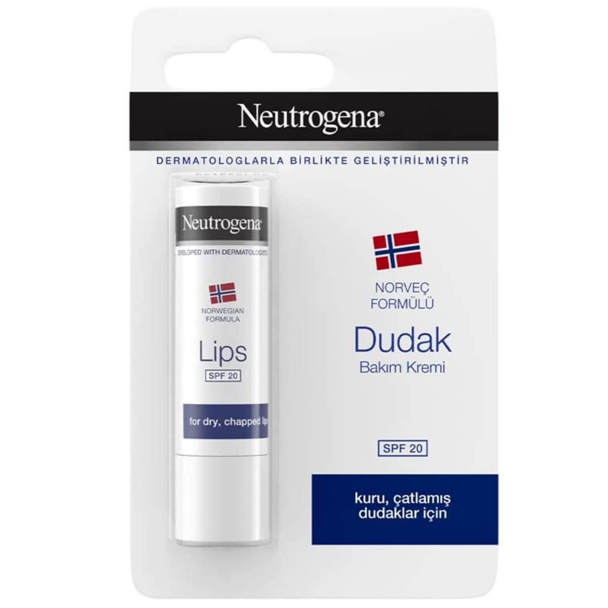 uk51rOiOEZVvL-1-1.jpg Neutrogena Lip Moisturizer, 4g - White - Fast UK Delivery - Image 1