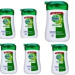 DETTOL SQUEEZY PACK LIQUID HANDWASH [ PACK OF 6 ] 100 ML Hand Wash Pump Dispenser (6 x 100 ml) - Fast UK Delivery
