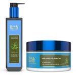 Blue Nectar Green Tea Anti Frizz Hair Shampoo & Mask for Dry & Frizzy Hair For Women & Men - Fast UK Delivery