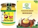 Yugmantra Organic Foods -100 % Natural Pure & Aromatic Desi Sahiwal Cow Ghee -Traditional Churned with Bilona Method | Premium Ghee| Diet Friendly | No Added Additives | A2 Danedar Desi Ghee | Immunity Booster- 250 MLX 4 glass bottle - Fast UK Delivery - Image 5
