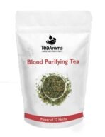 Tea Aroma - Blood Purifying Tea for Glowing Skin | Detox, Blood Cleansing with Neem Leaves, Manjistha, Hibiscus, Yarrow Flower, Beetroot, Amla | Herbal Blood Detox Tea - Fast UK Delivery