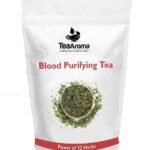 Tea Aroma - Blood Purifying Tea for Glowing Skin | Detox, Blood Cleansing with Neem Leaves, Manjistha, Hibiscus, Yarrow Flower, Beetroot, Amla | Herbal Blood Detox Tea - Fast UK Delivery