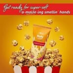 Plum BodyLovin' Caramel Popcorn & Chill Gift Set | Body Wash, Hand Cream & Scented Candle | Warm Caramel Fragrance | Birthday, Anniversary, Valentine Gift for Girlfriend Wife | Unique Popcorn Tub Kit - Fast UK Delivery - Image 6