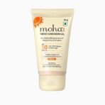 moha: Tinted Sunscreen Gel SPF 50 +++ | Matte, Oil-Free, Water-Resistant & Lightweight | No White Cast, Broad Spectrum Protection (50g) - Fast UK Delivery