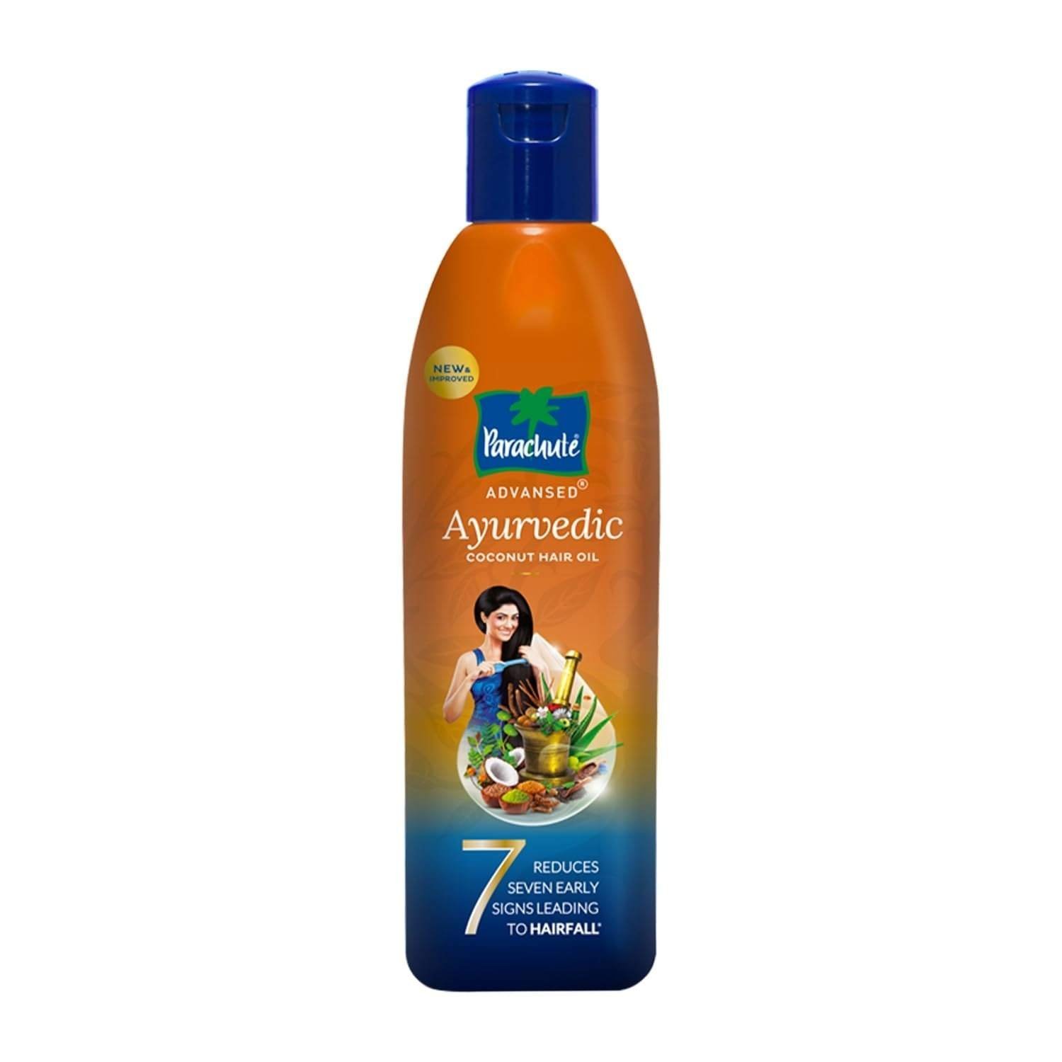 uk51rwgkUZNhL-1-1.jpg Parachute Advansed Ayurvedic Coconut Hair Oil With Neem, Amla, Bhringraj & 22 Natural Herbs | Reduces Dandruff, Thinning & Prevents Hairfall | 190ml - Fast UK Delivery - Image 1