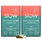 Wellbeing Nutrition Multi + Omega Adult 50+ | Vitamin D3, Calcium, Iron, Amino Acids & 39 Nutrients in Vegan Omega Oil | Energy & Metabolism, Bone, Joint & Heart Health | 60 Veg Capsules (Pack of 2) - Image 2