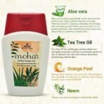 moha: Herbal Shower & Body Wash Gel with Aloe, Tea Tree, Neem and Orange for Soft Supple and Moisturised Skin - 100ml (Pack of 1) - Fast UK Delivery - Image 4