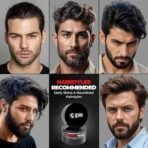 Beardo Creme Power Styling Wax, 75 gm | Cream Hair Wax Men | Creme Styling Wax | Volumizing Wax | Natural Finish | Hair Cream | Hair Wax for Non Stick, Smooth Hair - Fast UK Delivery - Image 5