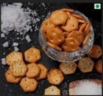 Organic Bites Salted Crackers (Salted Mini Biscuits) -400 gm - Fast UK Delivery