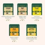 VAHDAM, Green Tea Bag Sampler | Tea Variety Pack- 10 Teas Bags | Gluten Free, Pure Ingredients | Pure Assorted Green Tea Gift Sets, Assortment Of 10 Green Tea Flavors | Valentines Day Gifts 2025 - Fast UK Delivery - Image 4