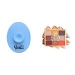 Glam 21 Silicone Face Cleanser Scrubber (Small) Floral Hues 9 In 1 Eyeshadow Palette Highly Pigmented Smudge-Proof (7.5 gm) 06- Sunflower - Fast UK Delivery