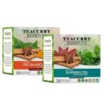 TEACURRY PCOS PCOD Slimming Tea (1 Month Pack, 30 Tea Bags) - Helps with Extra Fat, Improves Hormonal Balances - Pcos Pcod Green Teas Weight Loss, Facial Hair, Acne and Bloating | 100% Herbal Tea - Fast UK Delivery - Image 4