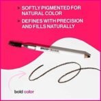wet n wild Brow-Sessive Brow Pencil 9g- Dark Brown, Dual-Ended Eyebrow Pencil with Spoolie Brush for Thin and Thick Eyebrows, Natural Look Formula, Buildable Color Definition - Fast UK Delivery - Image 3