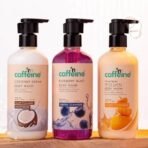 mCaffeine Body Wash with 3 Different Fragrances | Pure Bliss for Soft, Aromatic Skin Coconut Cream, Pumpkin Spice Latte & Blueberry Blast Shower Gel Trio For Both Women and Men -300 ml Each - Fast UK Delivery - Image 2