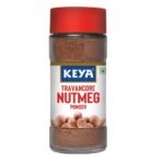 Keya Travancore Nutmeg Powder (Ground Jaiphal) 60g | Freshly Ground Nutmeg for Cooking, Baking & Beverages | Ideal for Indian, Asian, and Western Dishes | Rich, Aromatic Flavor for Soups, Curries, Desserts & Spices | Authentic, Versatile Spice - Fast UK Delivery