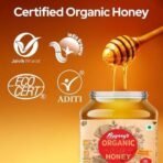 Bagrry's Organic Honey, Premium, Pure, Natural Organic Honey 500gm| 100% Certified Organic, No Added Sugar, Rich in Nutrients, Antioxidants - Fast UK Delivery - Image 7