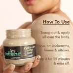 mCaffeine Coffee Body Scrub Mask with Niacinamide for Tan Removal & Depigmentation | Reduces Dark Skin Patches, Nourishes & Hydrates | De-Tan Body Mask for Women & Men | Natural & 100% Vegan - Fast UK Delivery - Image 5
