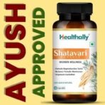 Healthally Ayurvedic Shatavari Capsule 500mg | Stamina Energy Booster for Women Skin Health Wellness PCOD PCOS Care Capsule | Body Pain & Fatigue Relief | AYUSH Approved - 30 Capsules - Fast UK Delivery - Image 7