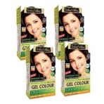 INDUS VALLEY Damage Free Natural Gel Hair Colour for Women | Ammonia & PPD Free Organic Hair Colour with 100% Grey Coverage, Long Lasting Conditioning Hair Color | Dark Brown 3.00 - Pack of 4 - Fast UK Delivery - Image 2