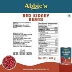 Abbie's Red Kidney Beans, 1200 Gram Pack Of 3 (400 G Each)|Precooked Red Kidney Beans, Best For Indian Curry (Rajma), Salad Etc.|Ready To Cook & Ready To Eat (Set Of 3) - Fast UK Delivery - Image 3