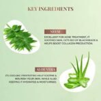 Just Herbs Neem and Aloe Vera Plant Salicylic Acid Foaming Face Wash for Men & Women 100 ml - Fast UK Delivery - Image 5