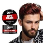Beardo Dye Hard Temporary Hair Color - Metallic Red, 25g | Temporary 1-Day 1-Wash|DIY Instant Hair Color Makeup for Men| No Bleach | No Ammonia | No Damage - Fast UK Delivery - Image 2